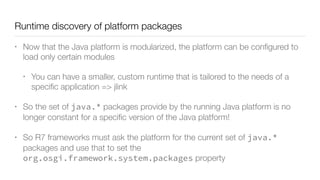 OSGi and Java 9+ - BJ Hargrave (IBM) | PDF