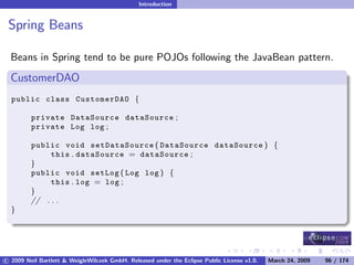 OSGi DevCon 09 - Component Oriented Development in OSGi with DS, Spring and iPOJO