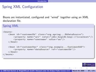 OSGi DevCon 09 - Component Oriented Development in OSGi with DS, Spring and iPOJO
