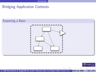 OSGi DevCon 09 - Component Oriented Development in OSGi with DS, Spring and iPOJO