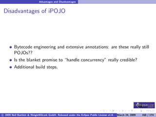 OSGi DevCon 09 - Component Oriented Development in OSGi with DS, Spring and iPOJO