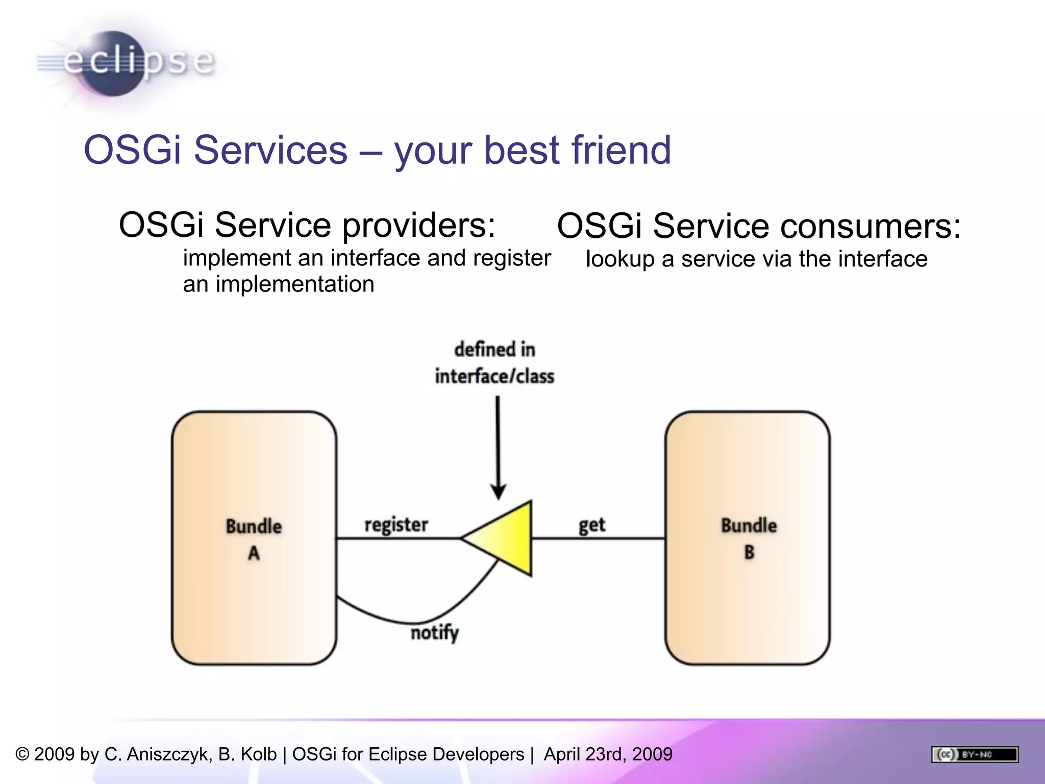 OSGi For Eclipse Developers