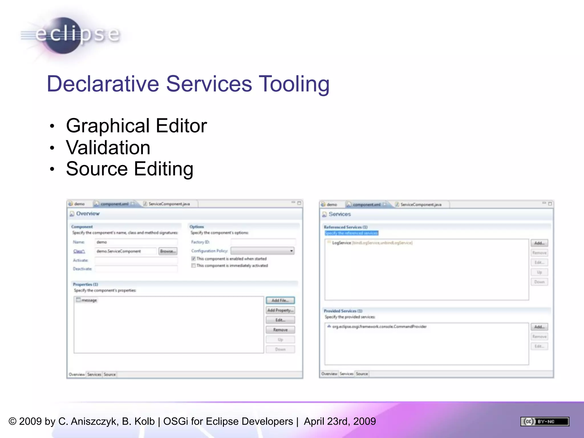 OSGi For Eclipse Developers