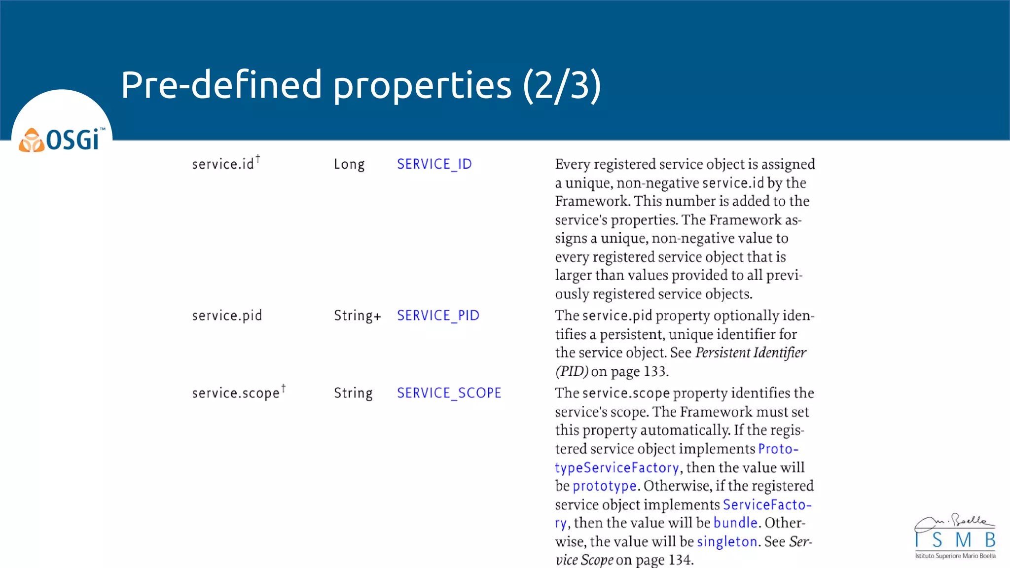 Pre-defined properties (2/3)
 