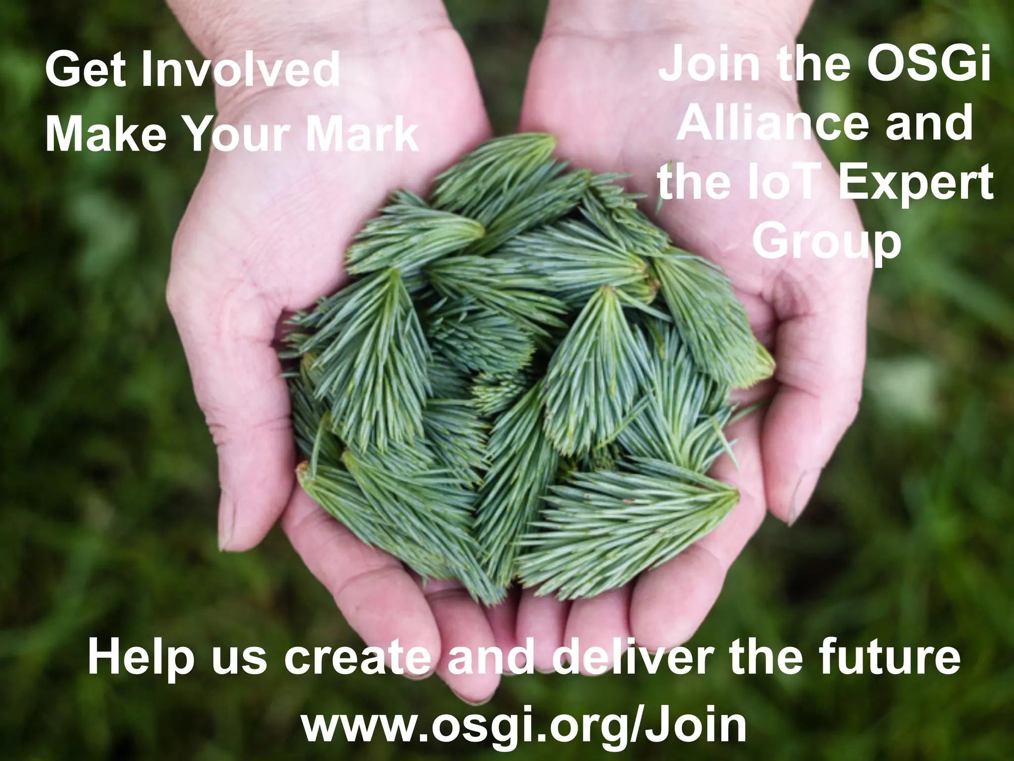 November 2015OSGi IoT Demo & Contest 2015 © 2008-2015 OSGi Alliance. All Rights Reserved19
SDK Service Model SDKGet Involved
Make Your Mark
Help us create and deliver the future
www.osgi.org/Join
Join the OSGi
Alliance and
the IoT Expert
Group
 