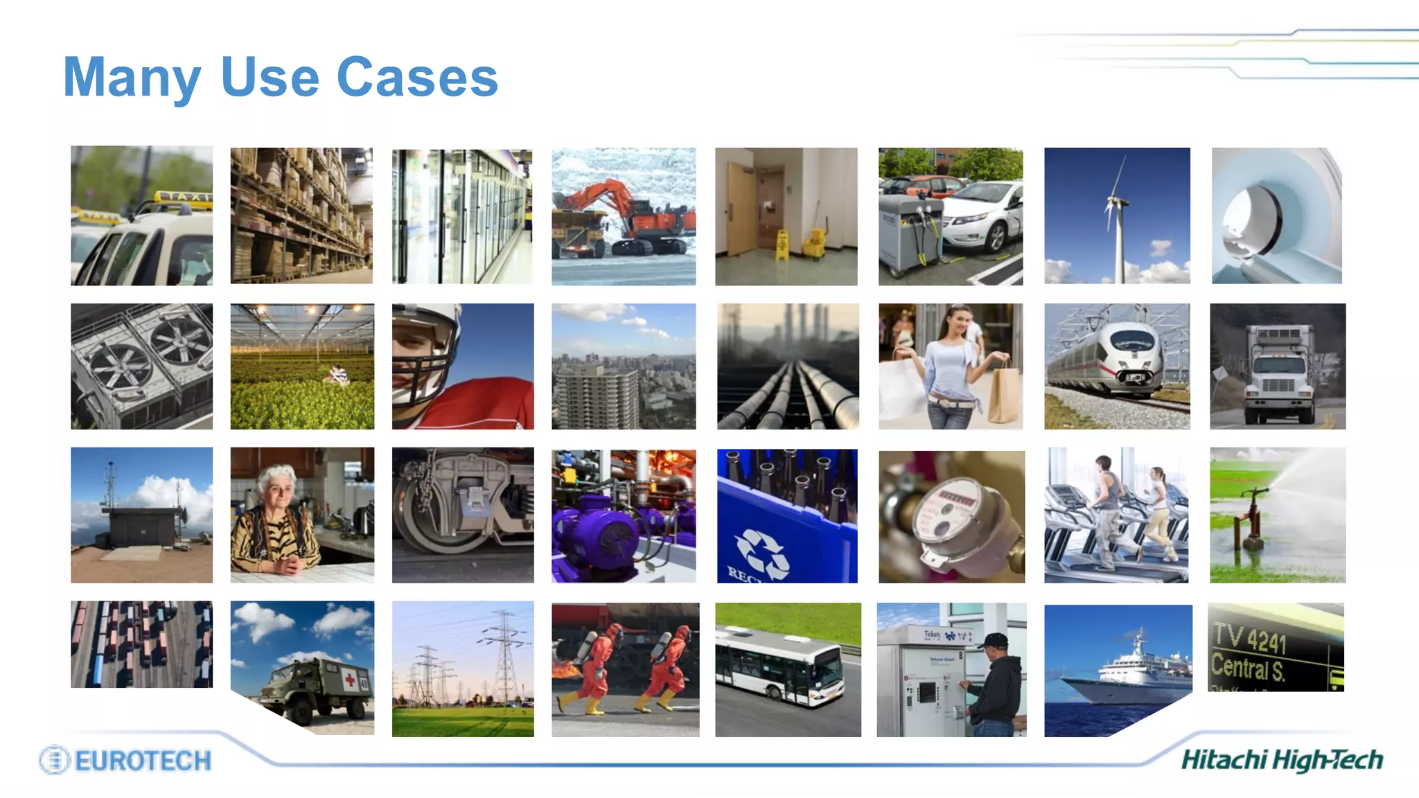 Many Use Cases
 