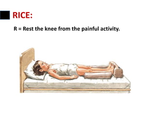 Knee Rice Principle Osgood-Schlatter Disease | PPTX