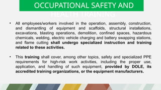 Comprehensive Overview of DOLE DO 252-25 and OSH Updates for Workplace ...
