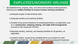 Comprehensive Overview of DOLE DO 252-25 and OSH Updates for Workplace ...