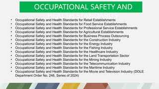 Comprehensive Overview of DOLE DO 252-25 and OSH Updates for Workplace ...