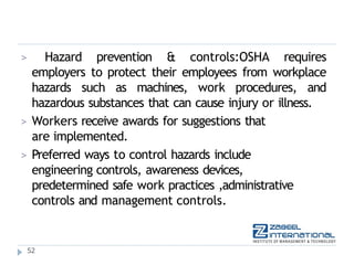 OSHA - Occupational Safety and Health Administration | PPTX