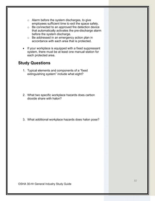 Osha 30 hour General Industry Outreach Training | PDF