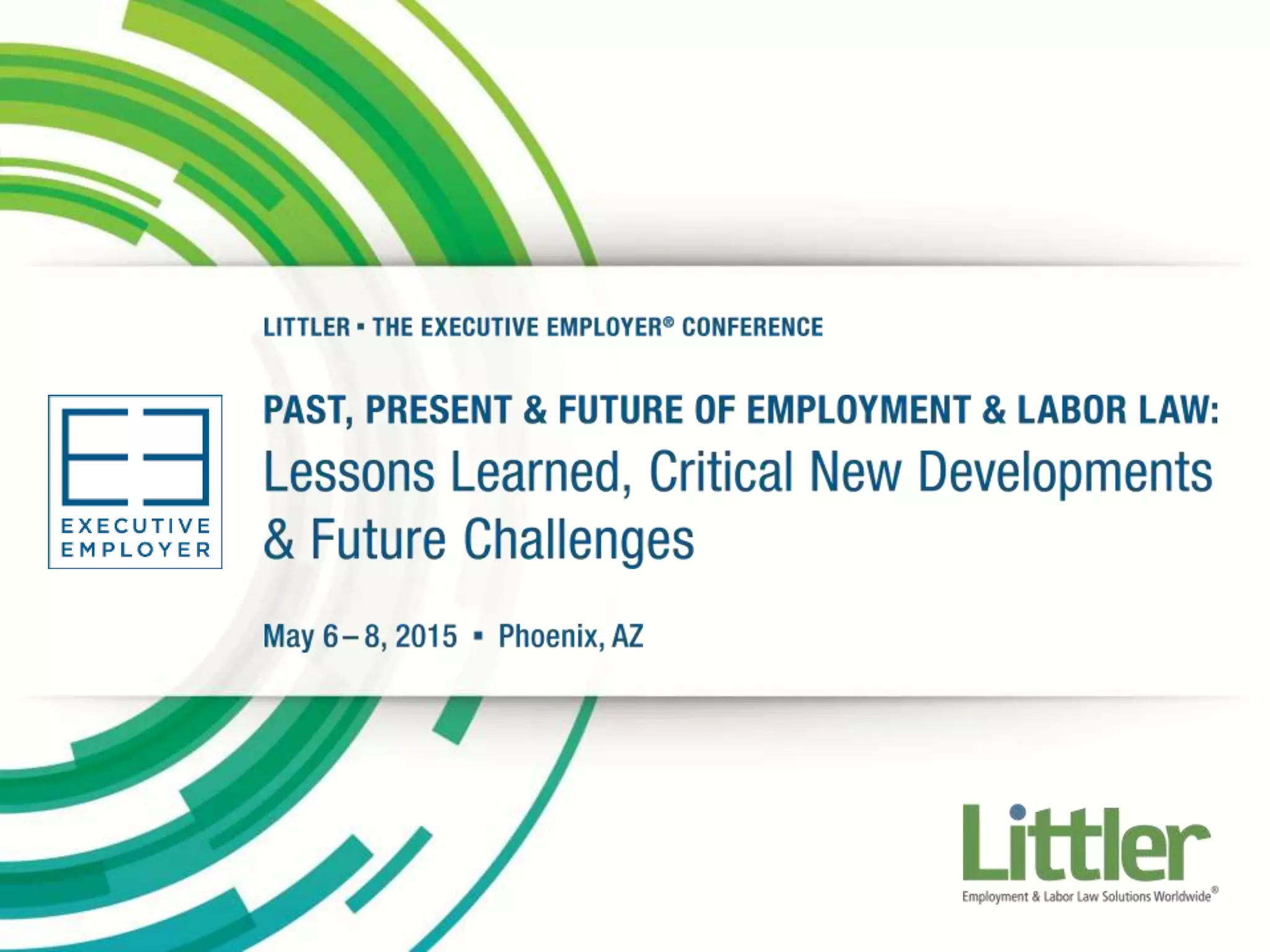 The workplace safety report OSHA for 2015 Littler Mendelson