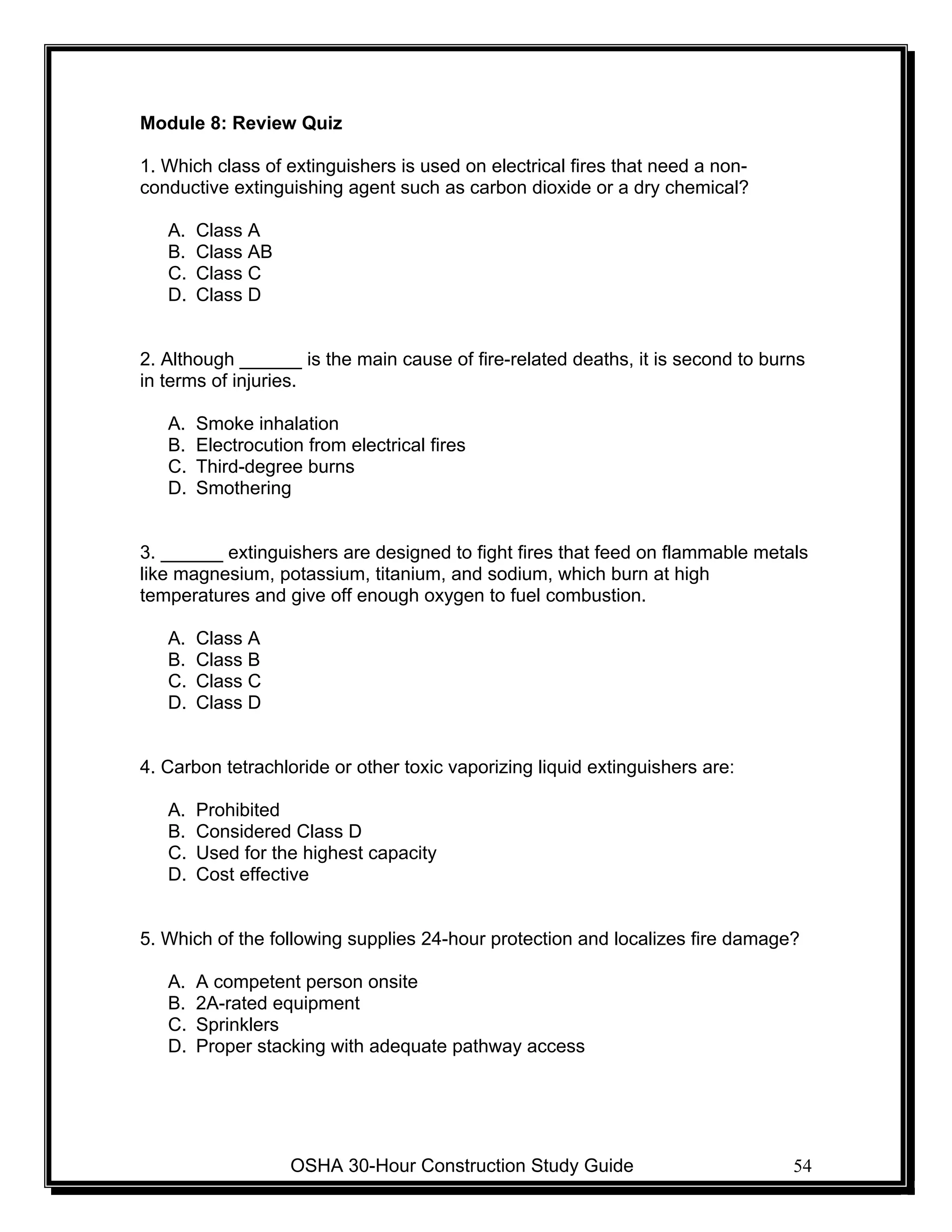 Osha 30 hour book | PDF