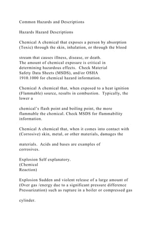 OSHA 30712002 (Revised)Job Hazard AnalysisU.S..docx