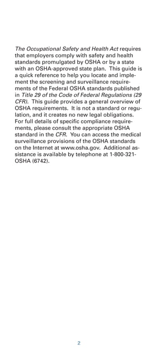 Osha 3162: free publication from OSHA | PDF
