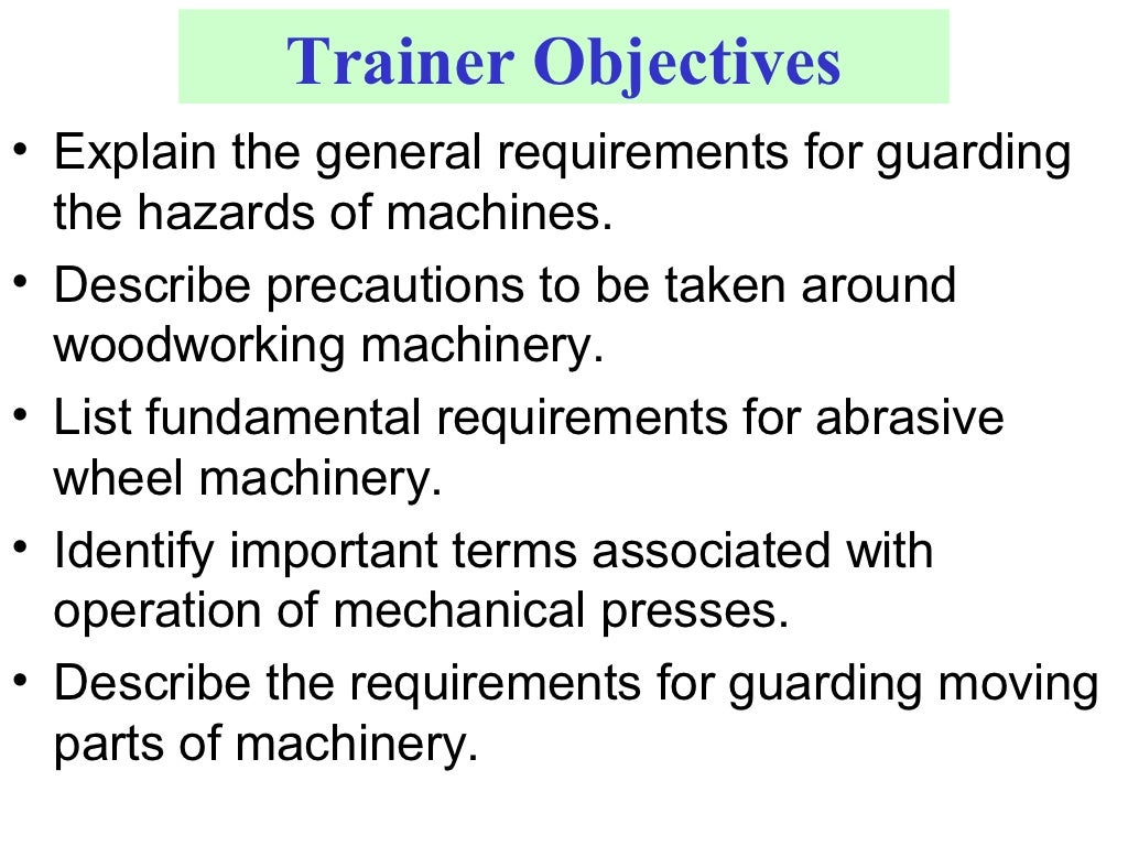 OSHA 10 Hour Machine Guarding 2