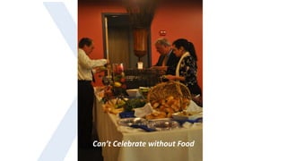 Can’t Celebrate without Food
 