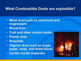 OSHA Combustible dusts | PPT