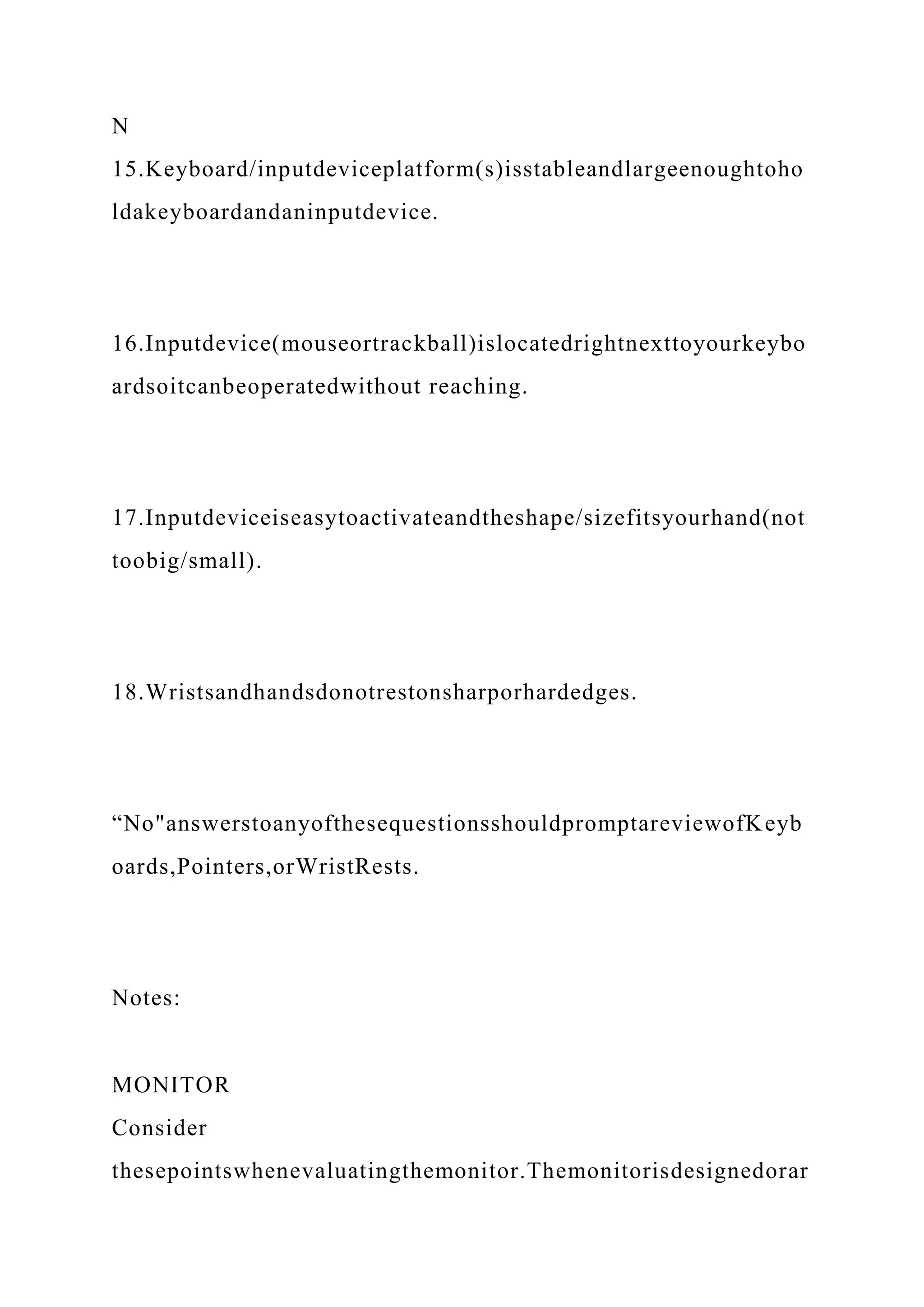 OSHA Ergonomic Solutions Computer Workstation eTool Evaluation .docx
