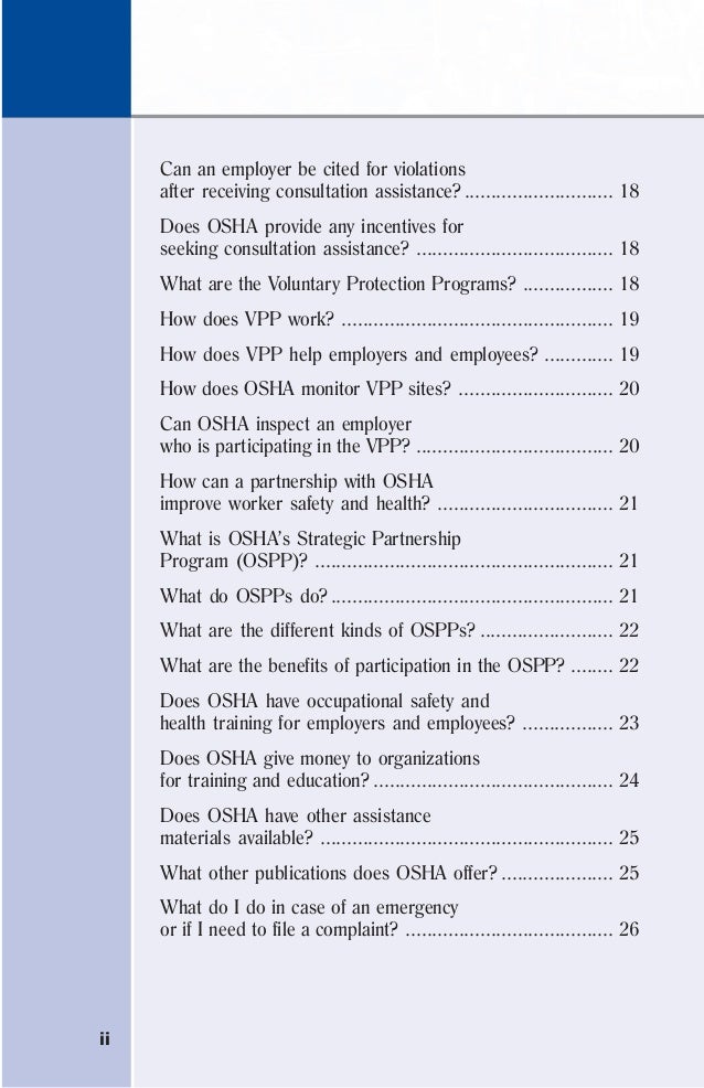 osha case study report osha case study report