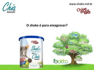 www.shake.ind.br




O shake é para emagrecer?
 