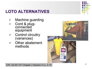 Osha Lockout Tagout | PPT