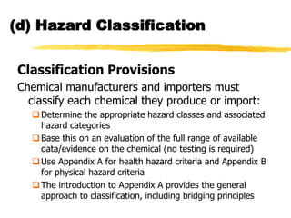 Osha on hazcom and ghs | PPTX