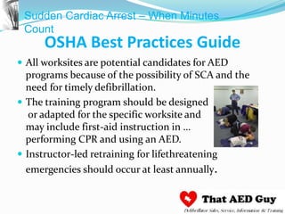AED\'s in the Work Place | PPTX
