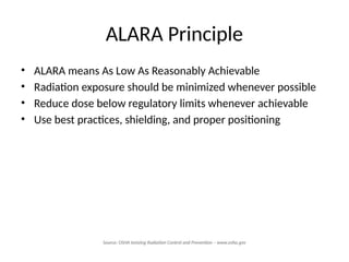 OSHA Radiation Safety and Training Slide | PPTX