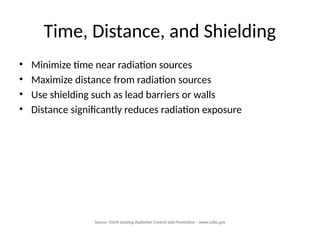 OSHA Radiation Safety and Training Slide | PPTX