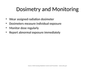 OSHA Radiation Safety and Training Slide | PPTX