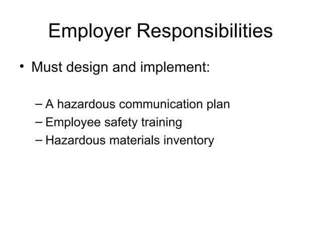 Osha Regulations | PPT