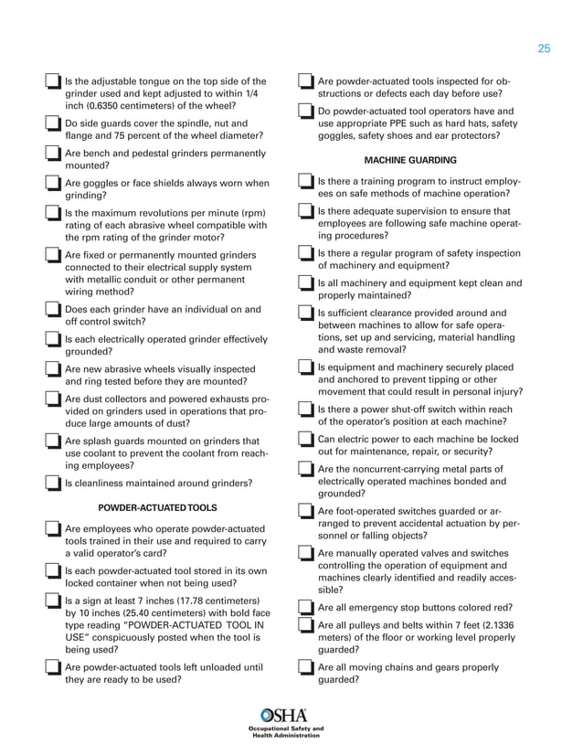 Osha small business handbook | PDF