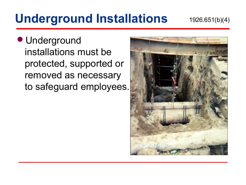 OSHA Trenching and Excavation Requirements