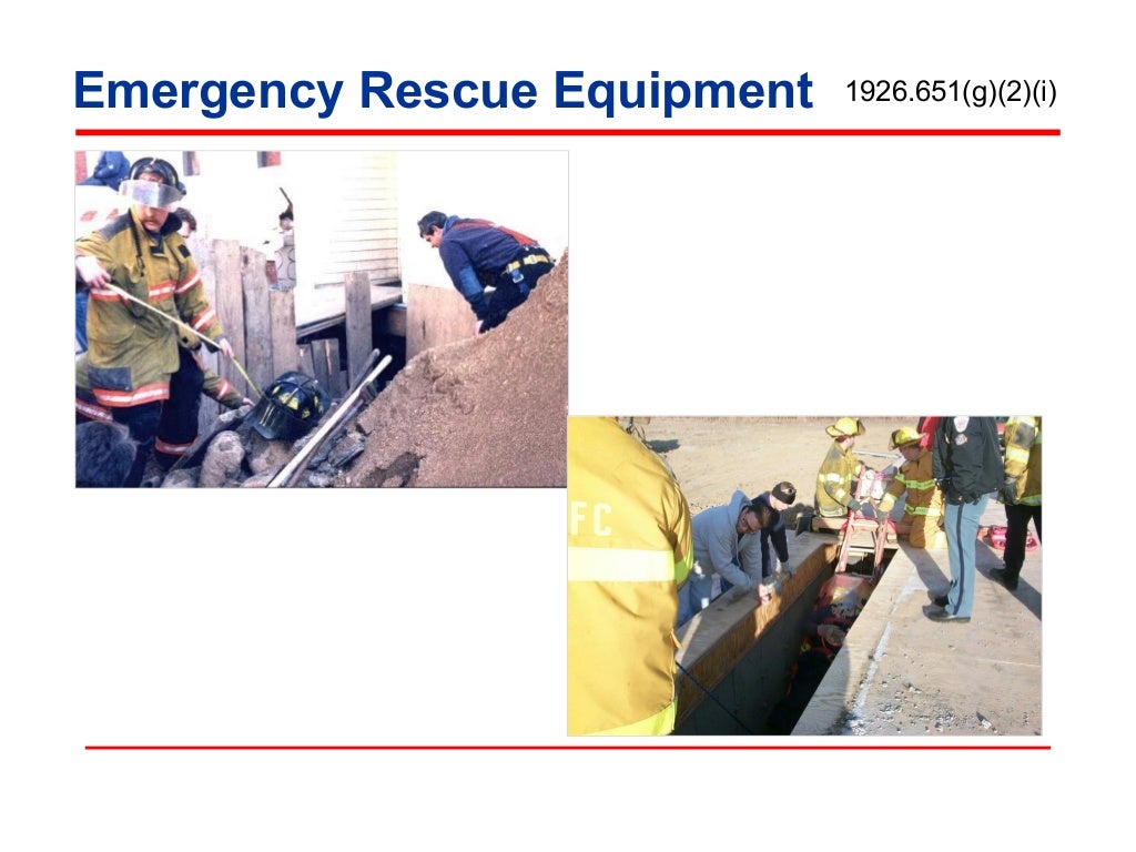 OSHA Trenching and Excavation Requirements