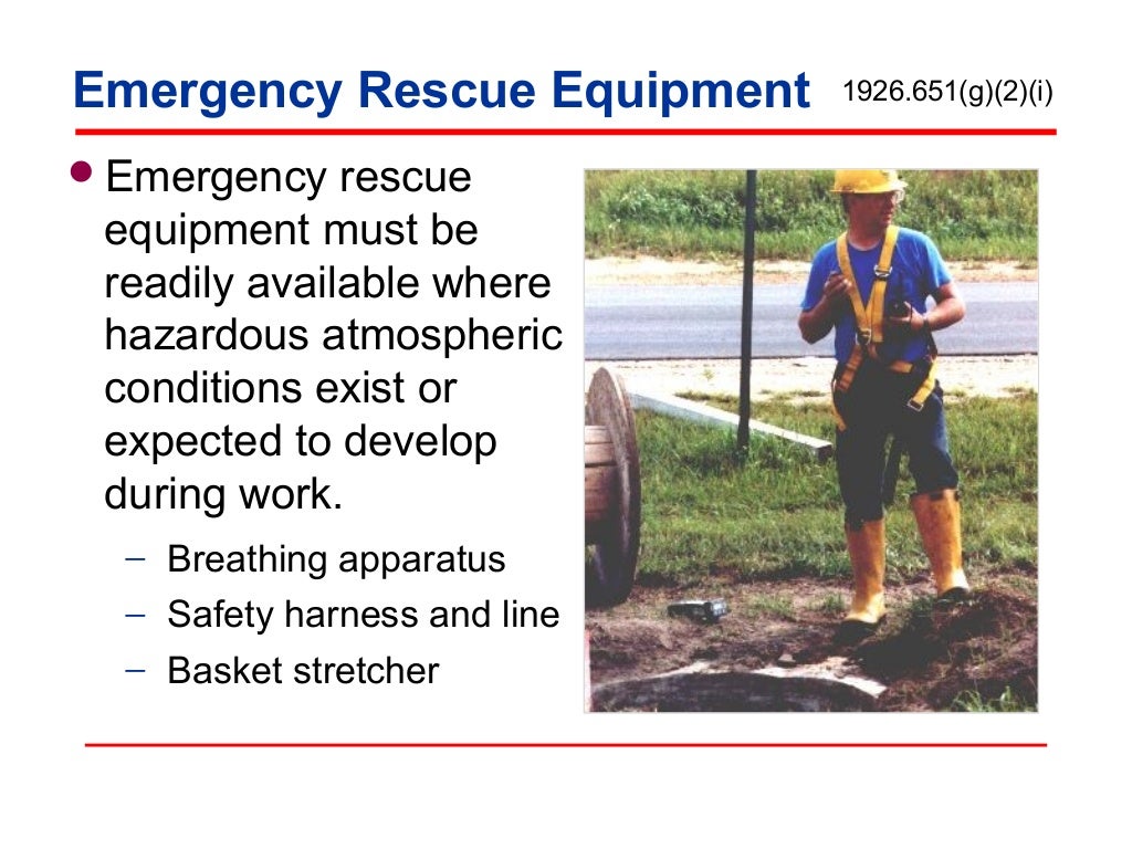 OSHA Trenching and Excavation Requirements