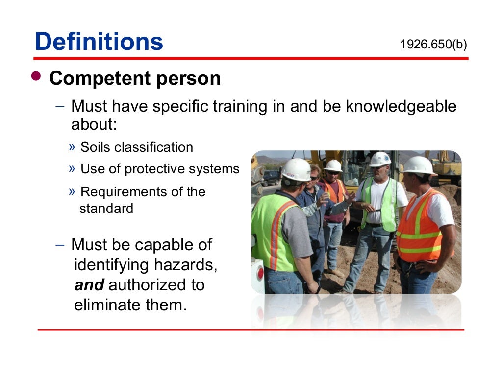 OSHA Trenching and Excavation Requirements
