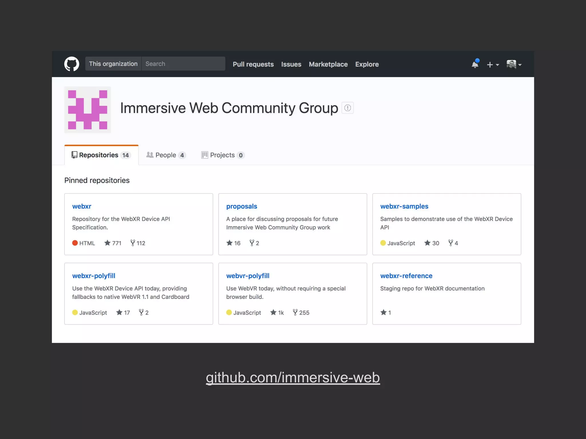 github.com/immersive-web
 