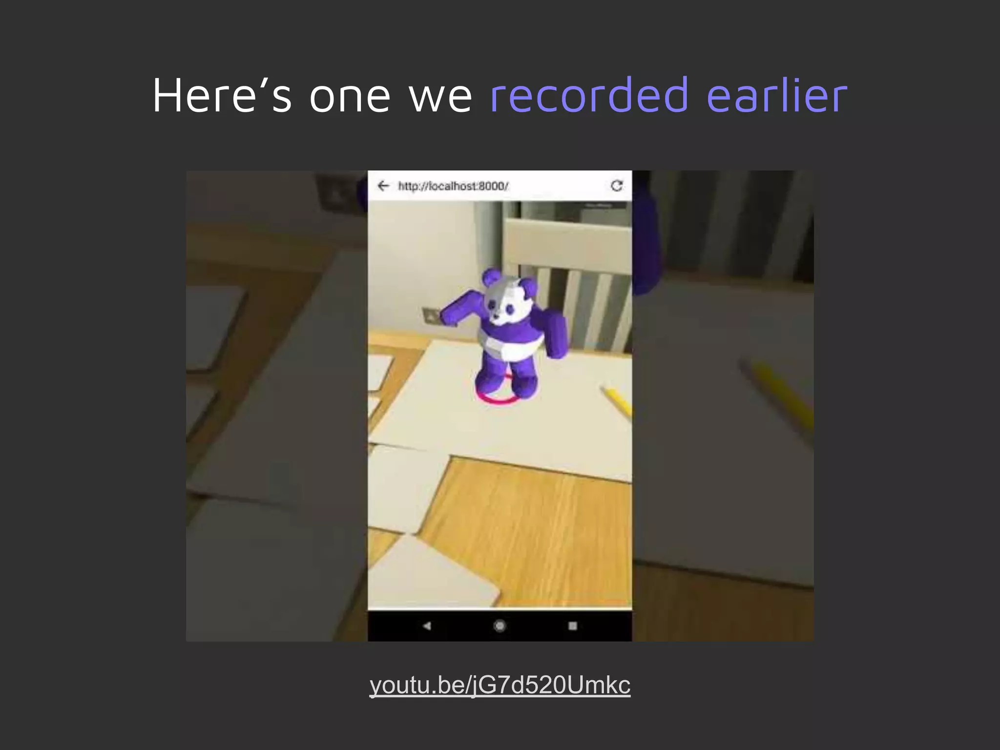 Here’s one we recorded earlier
youtu.be/jG7d520Umkc
 