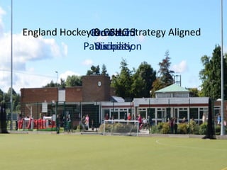On Pitch
Success
Increased
Visibility
Growth in
Participation
England Hockey & OSHC Strategy Aligned
 