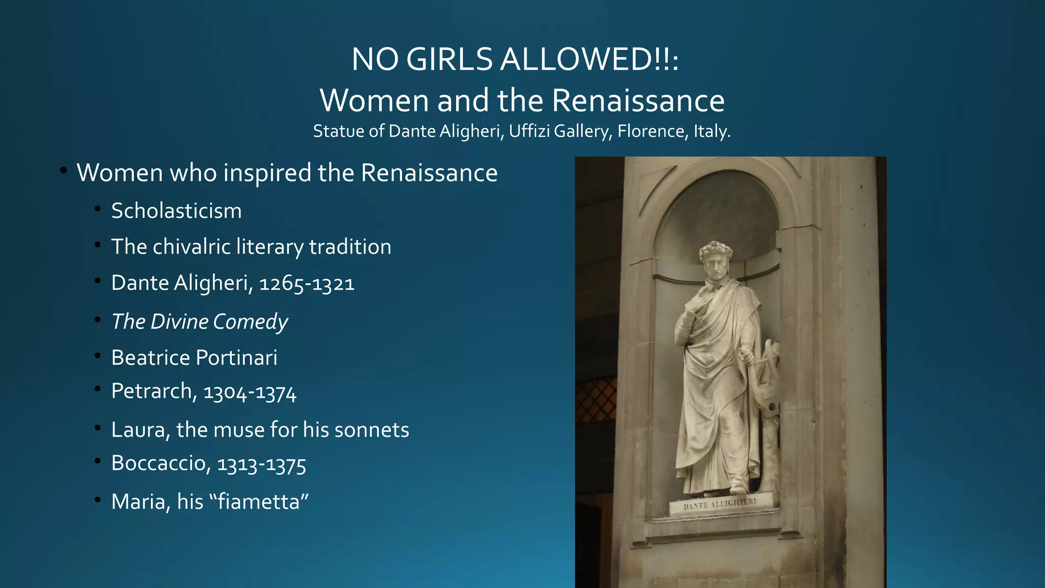 Women in Ancient and Medieval Europe Lecture 7 - Osher Lifelong