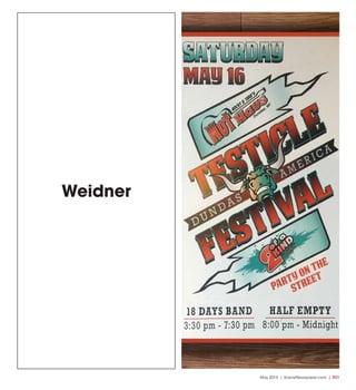 May 2015 | SceneNewspaper.com | R21
Weidner
 