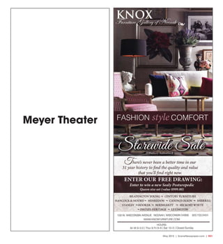 May 2015 | SceneNewspaper.com | R31
Meyer Theater
 