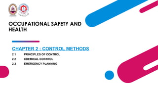 Occupational Safety and Health- Control Methods 1 | PPTX