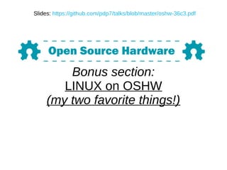 Introduction to Open Source Hardware, OSHWA and Open Hardware Summit | PDF