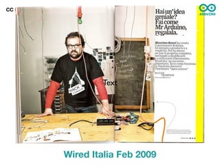 CC BY-SA




                   Text




           Wired Italia Feb 2009
 