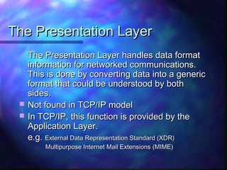 Comparison and Contrast between OSI and TCP/IP Model | PPT