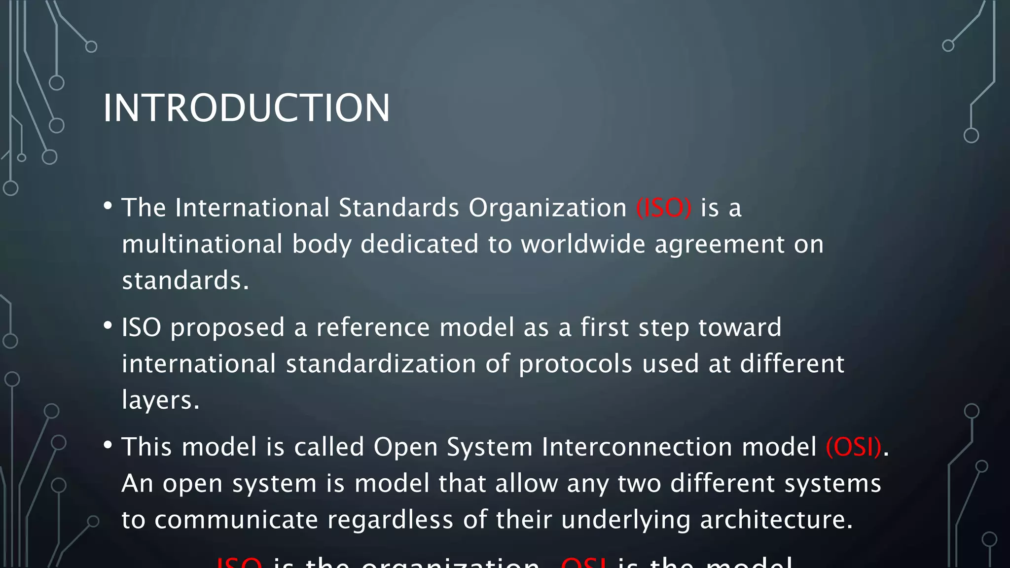 The ISO_OSI Reference Model | PPT