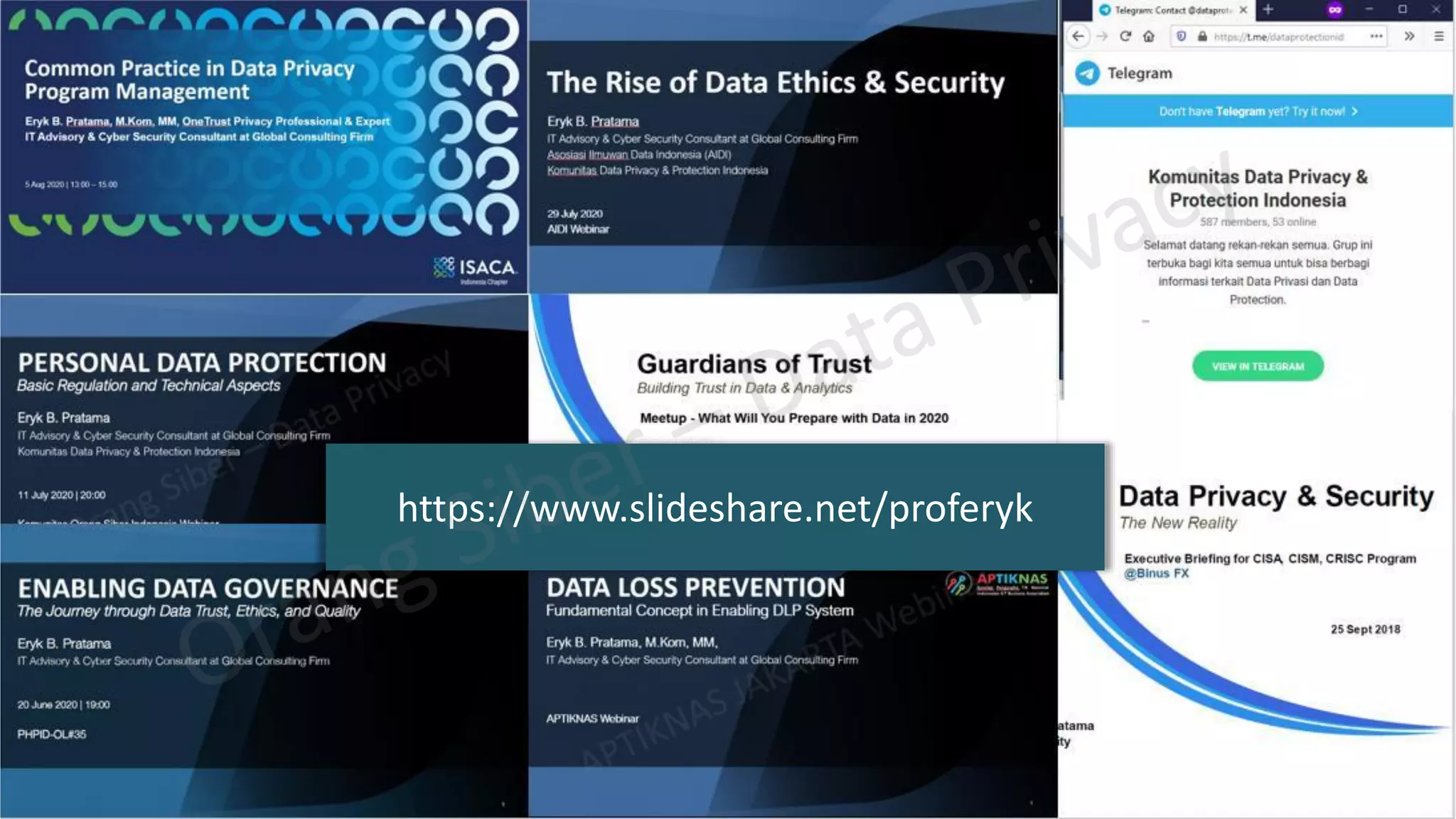 https://www.slideshare.net/proferyk
 